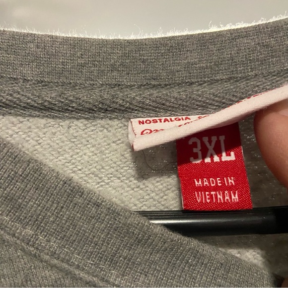 Mens 3x Gray Mitchell&Ness Philadelphia 76ers Julius Erving Caricature Crewneck - Picture 4 of 4